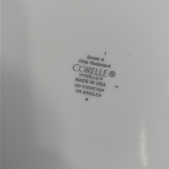 Corelle Spring Pink Pattern Full Size Dinner Plates Set of 8 White Pink Red - Picture 4 of 6